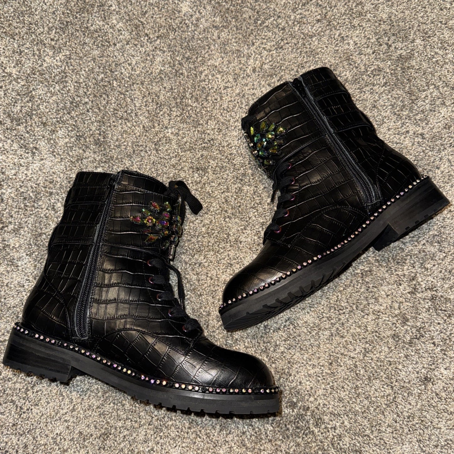 Women’s Size 7 Kurt Geiger Stoop Combat Boots