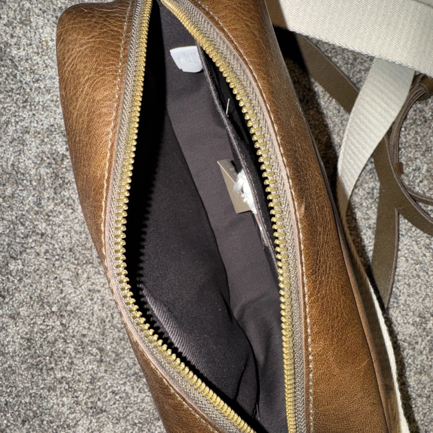 Madewell Large Transport Camera Bag Brown