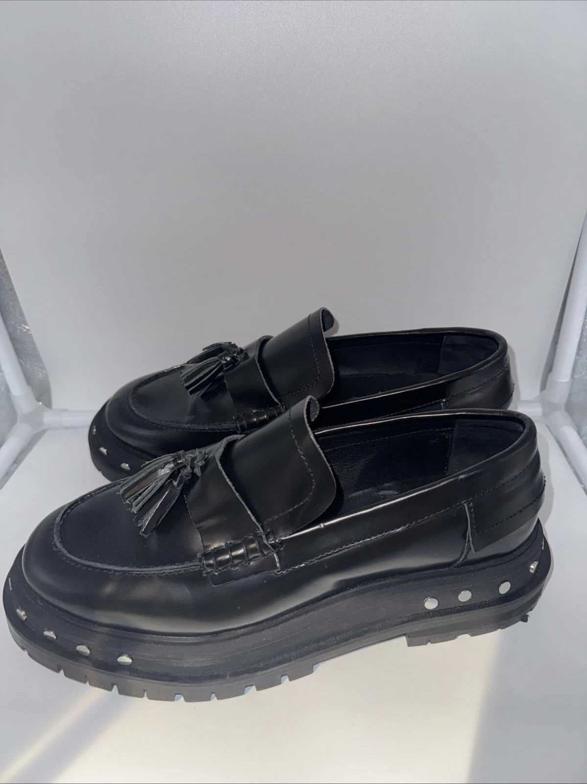 Women’s Size 9 Free People Teagan Tassel Loafer - Black
