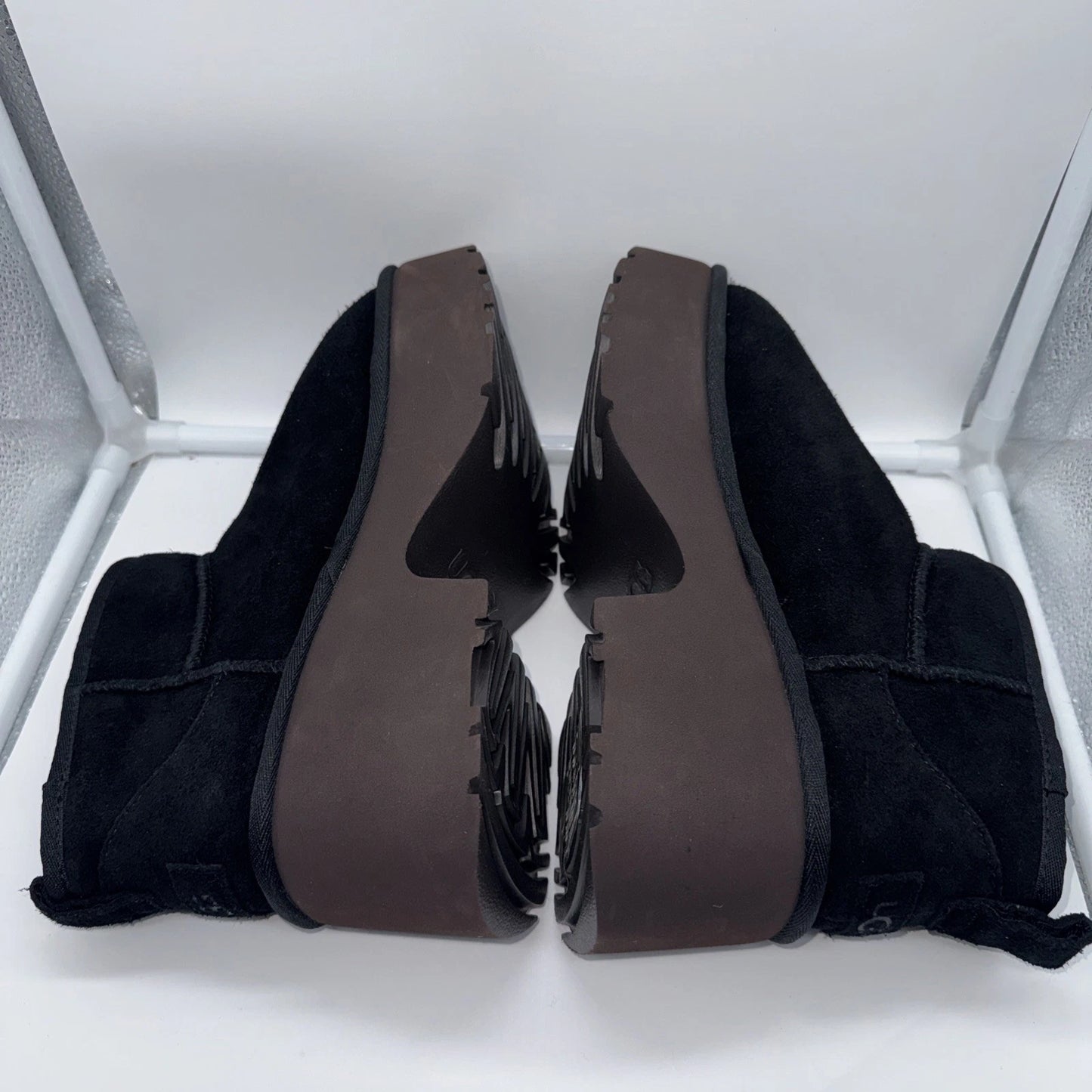 Women’s Size 8 UGG Classic Ultra Mini New Heights Boots Black