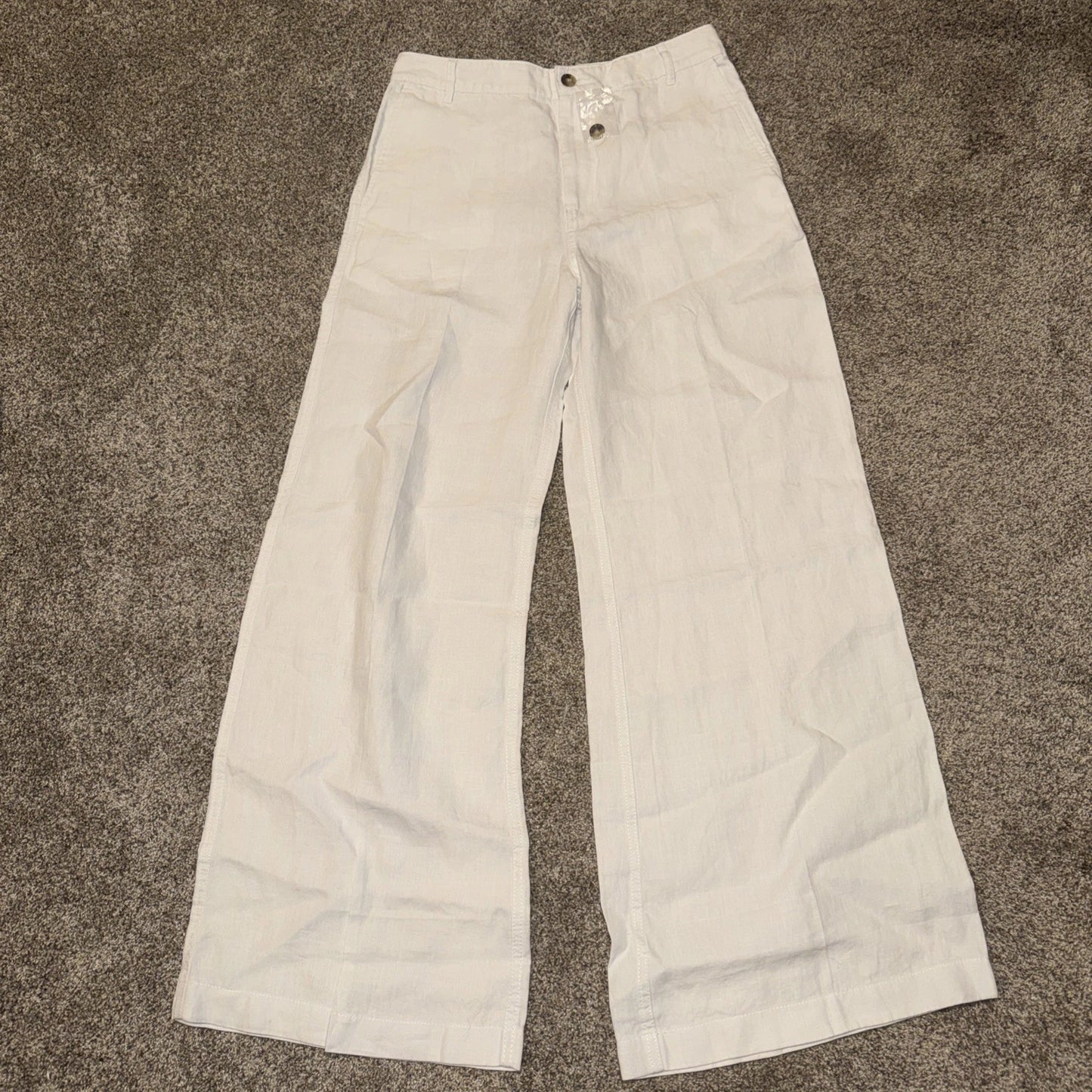 Size 4 Women’s Madewell White Linen Pants