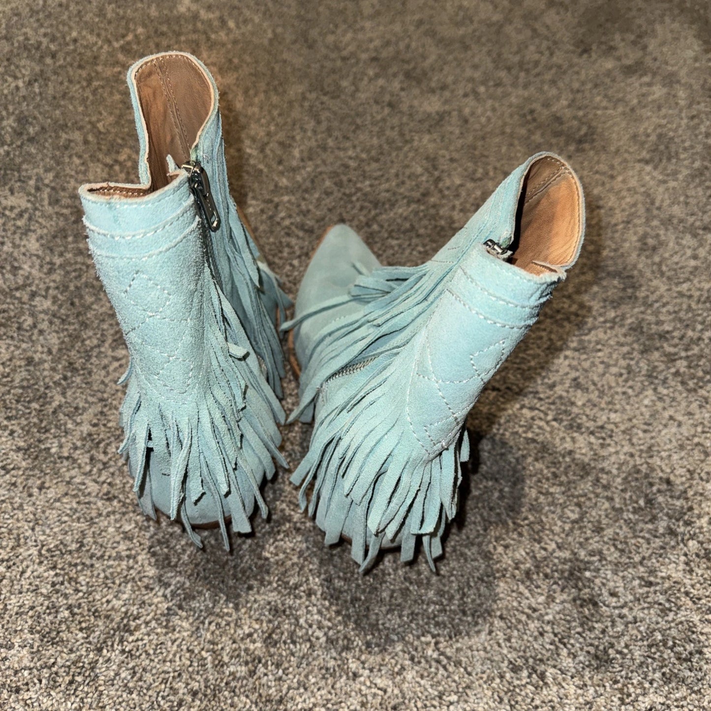 Women’s 7.5 Free People Lawless Fringe Western Boots