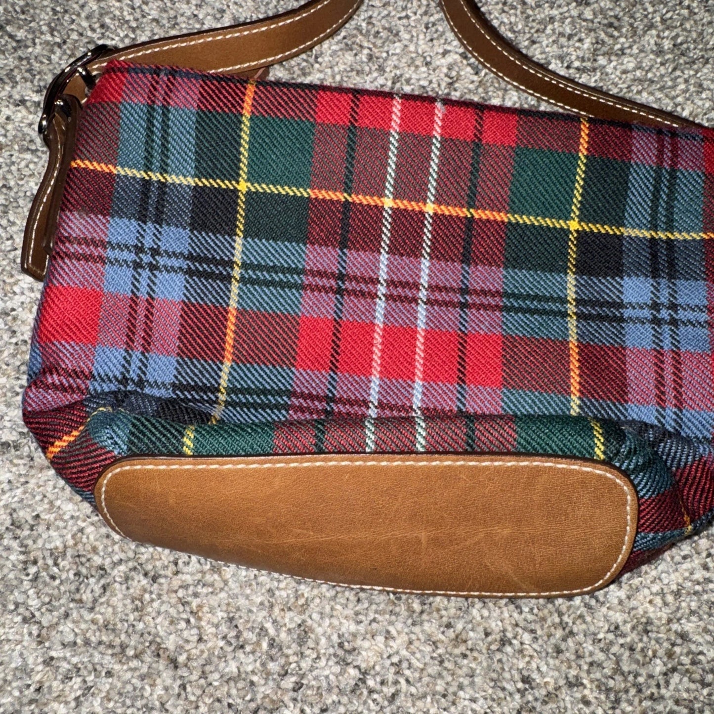 Coach Tartan Plaid Mini Shoulder Bag