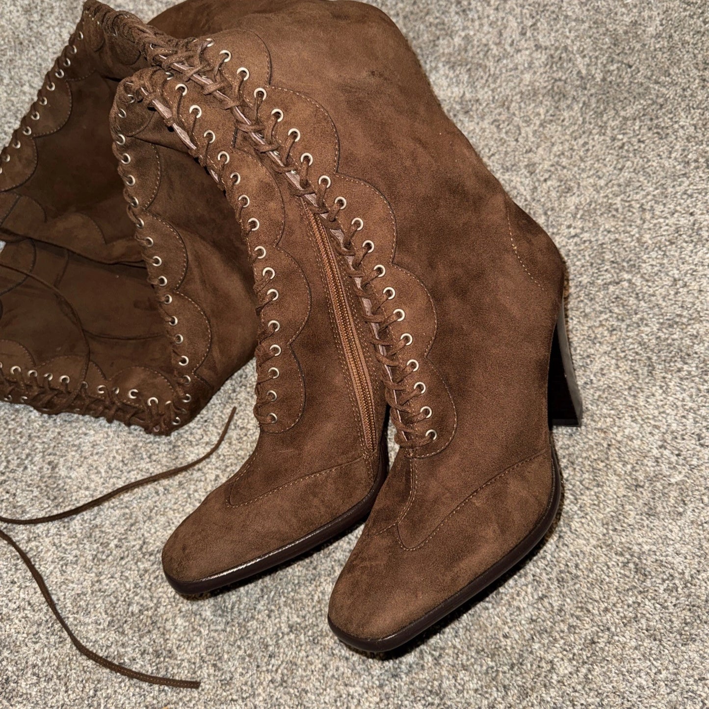 Size 6.5 Women’s Jeffrey Campbell Boots Brown