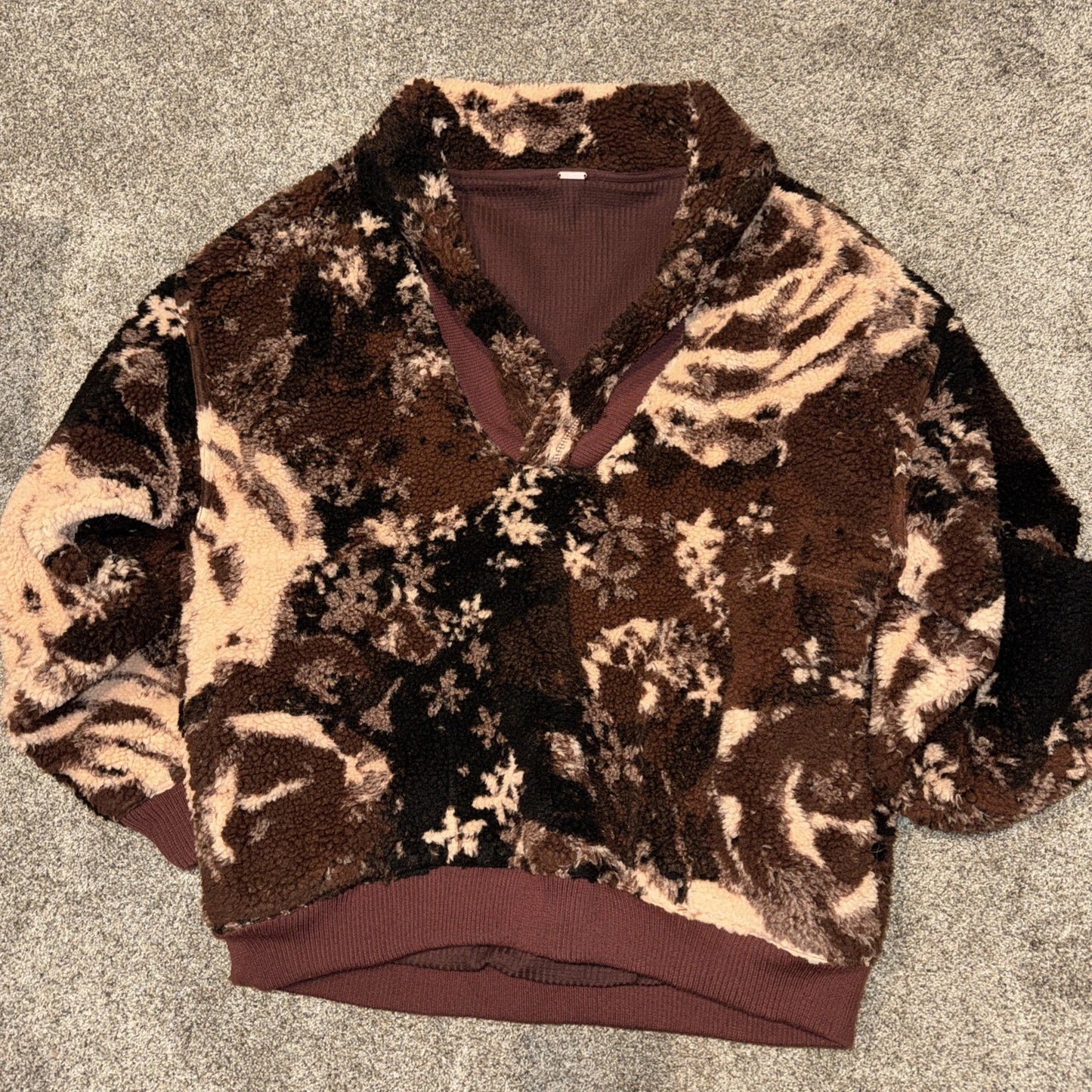 Women’s Large Free People Sherpa Pullover Sweater