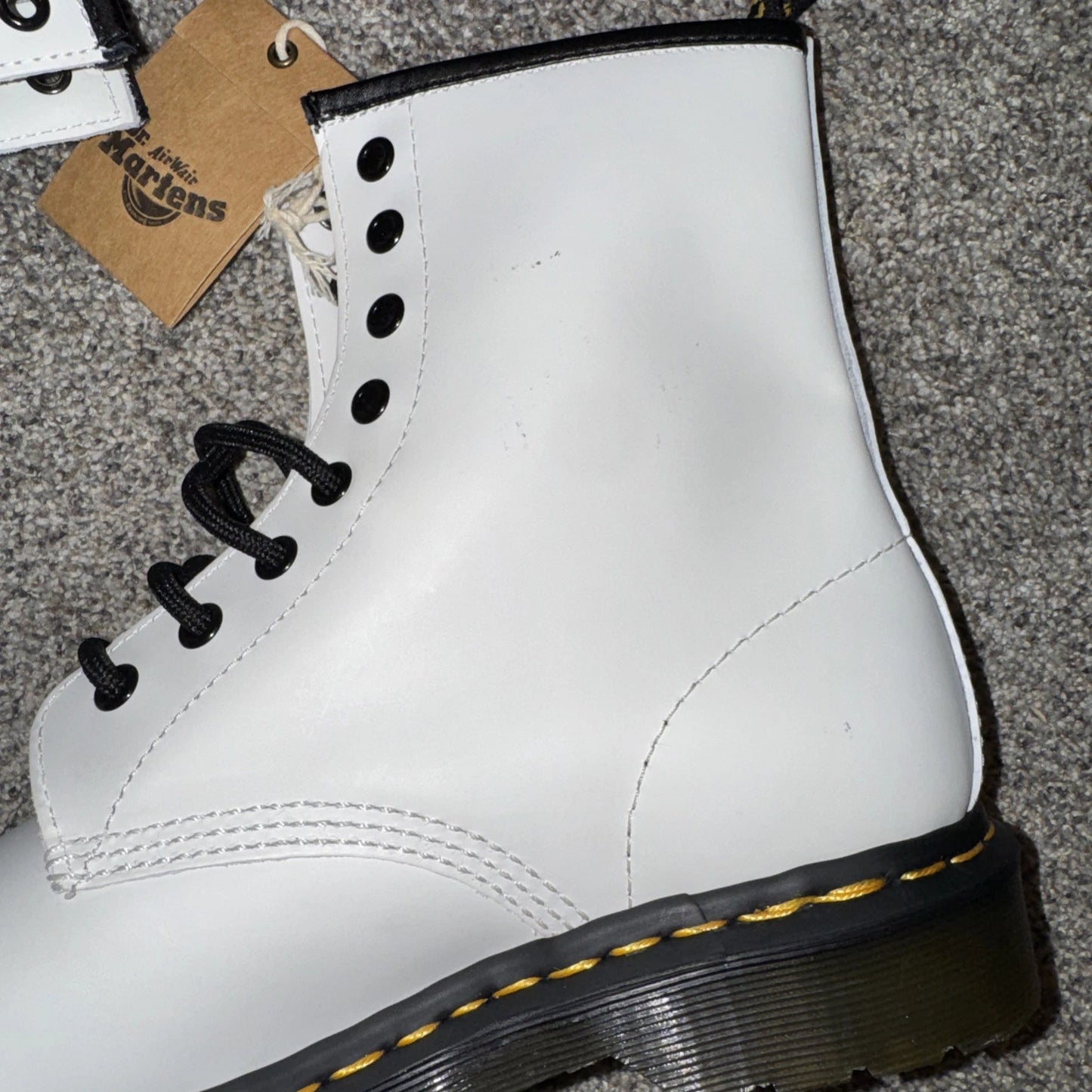 Size 9 Women’s Dr Martens 1460 Boot White