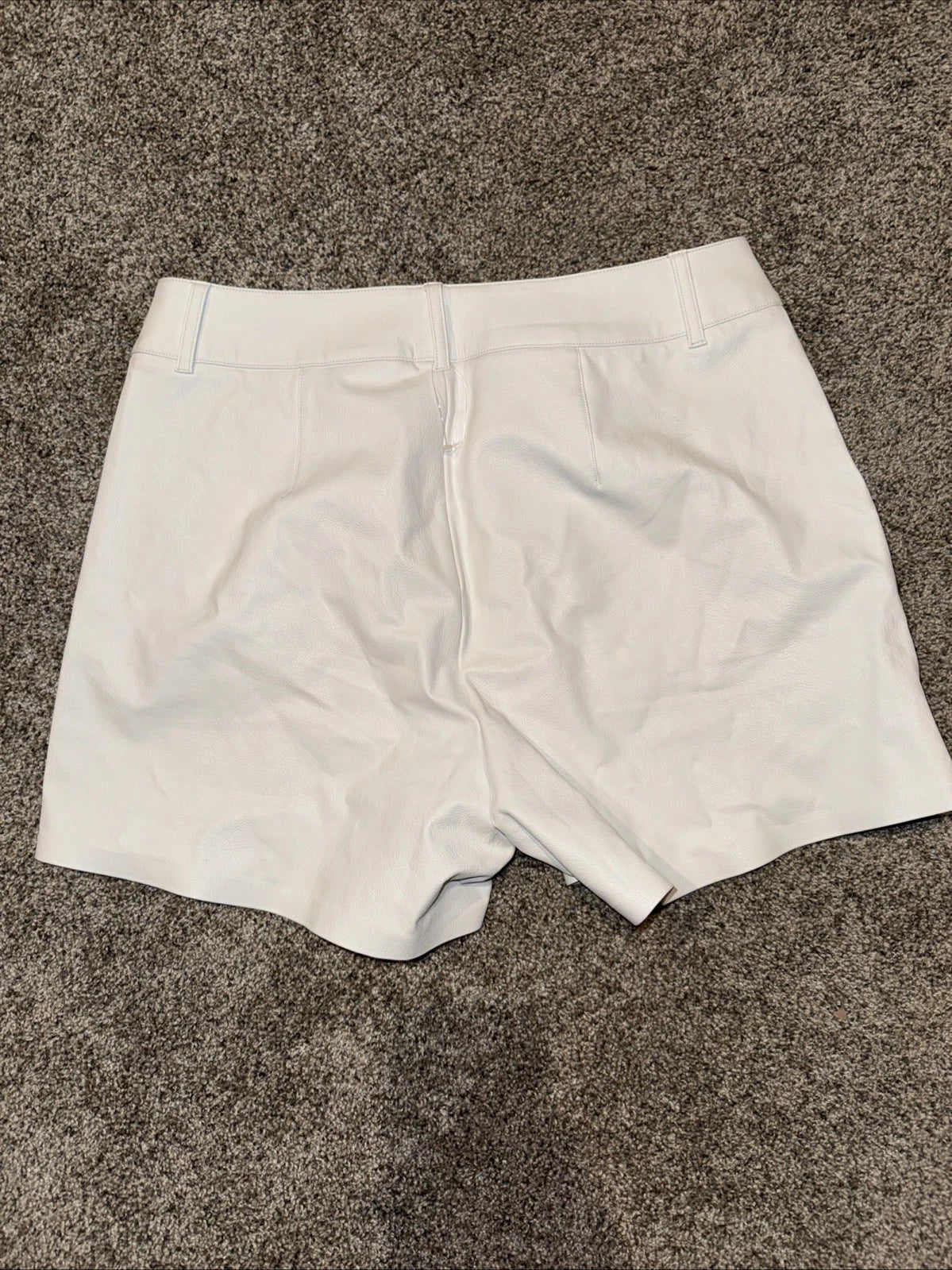 Commando Faux Leather Tailored Shorts White- Women’s  Small