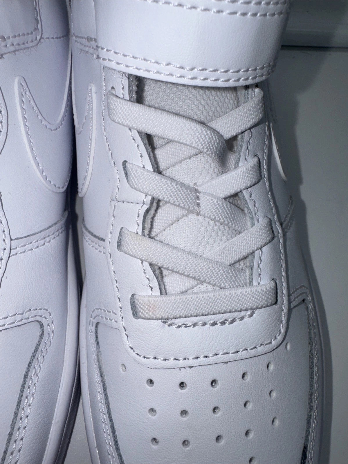 Size 3Y Nike Court Borough Low 2 White