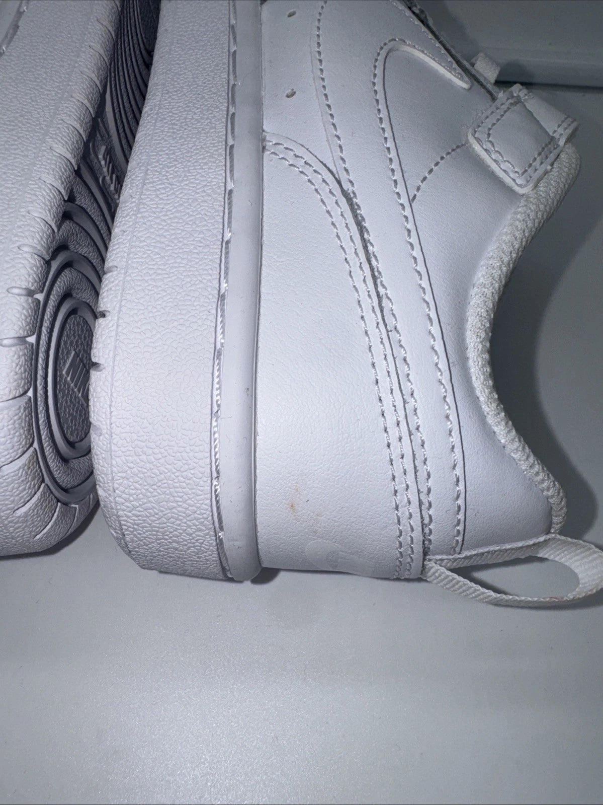 Size 3Y Nike Court Borough Low 2 White
