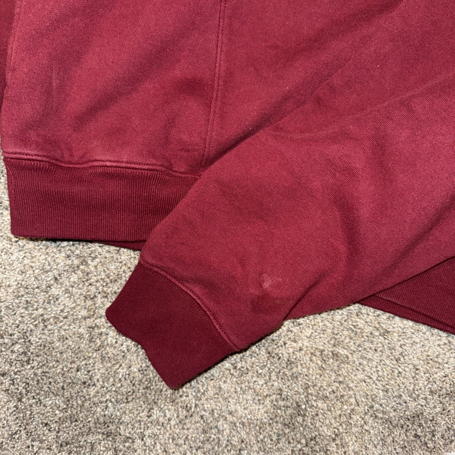 Sporty & Rich The Carlyle Script Quarter-Zip Sweatshirt Women’s Medium