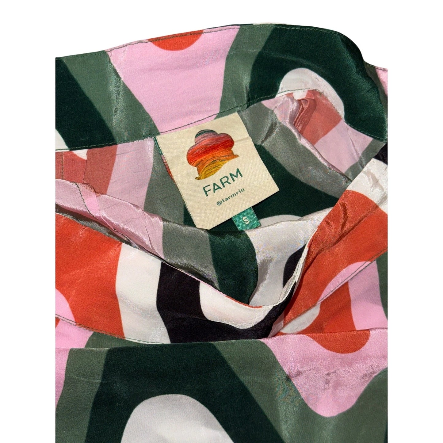 Women’s small- Farm Rio Wave Gradient Maxi Skirt