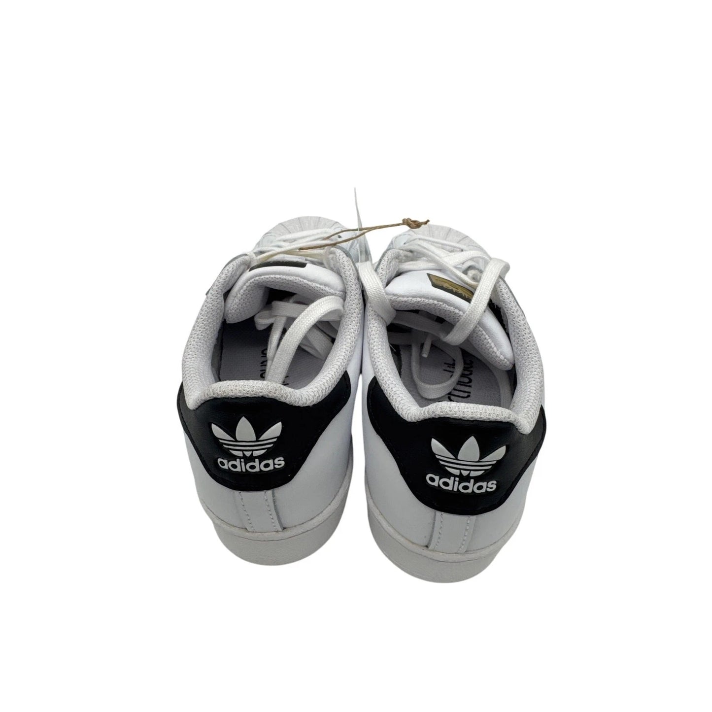 Size 1Y Adidas Superstar C- White/ Black