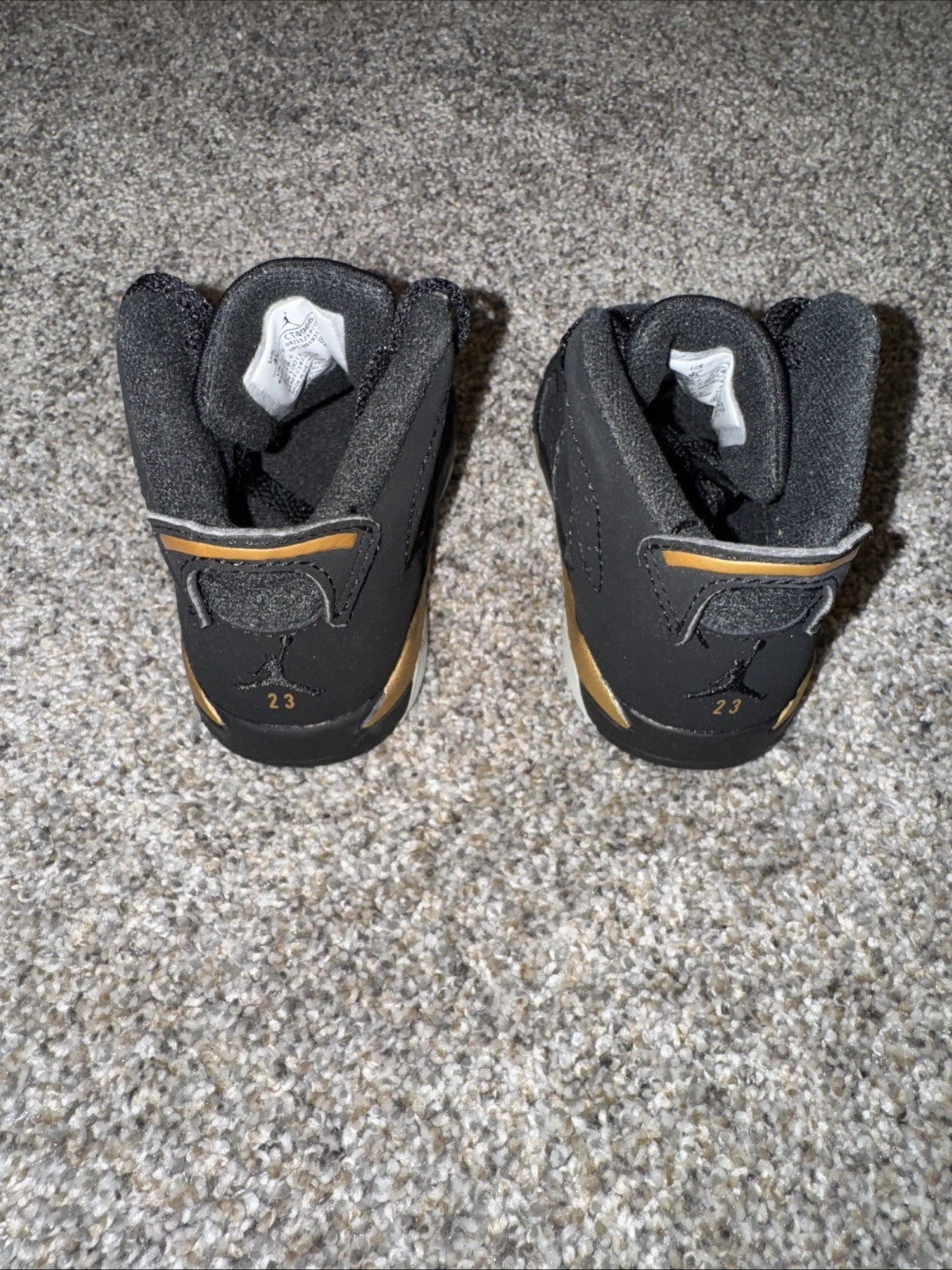 Jordan 6 Retro DMP (TD) Size 4C Black