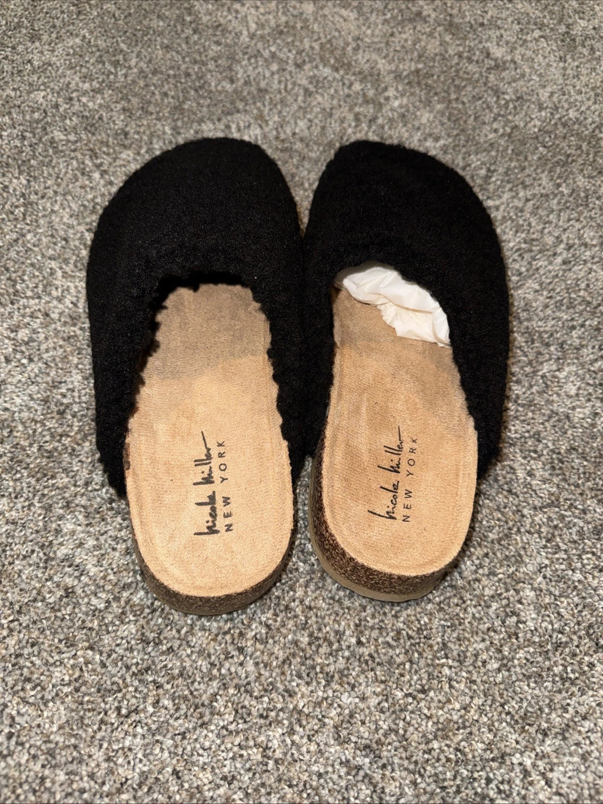 Nicole Miller Black Slide On Women’s Size 8