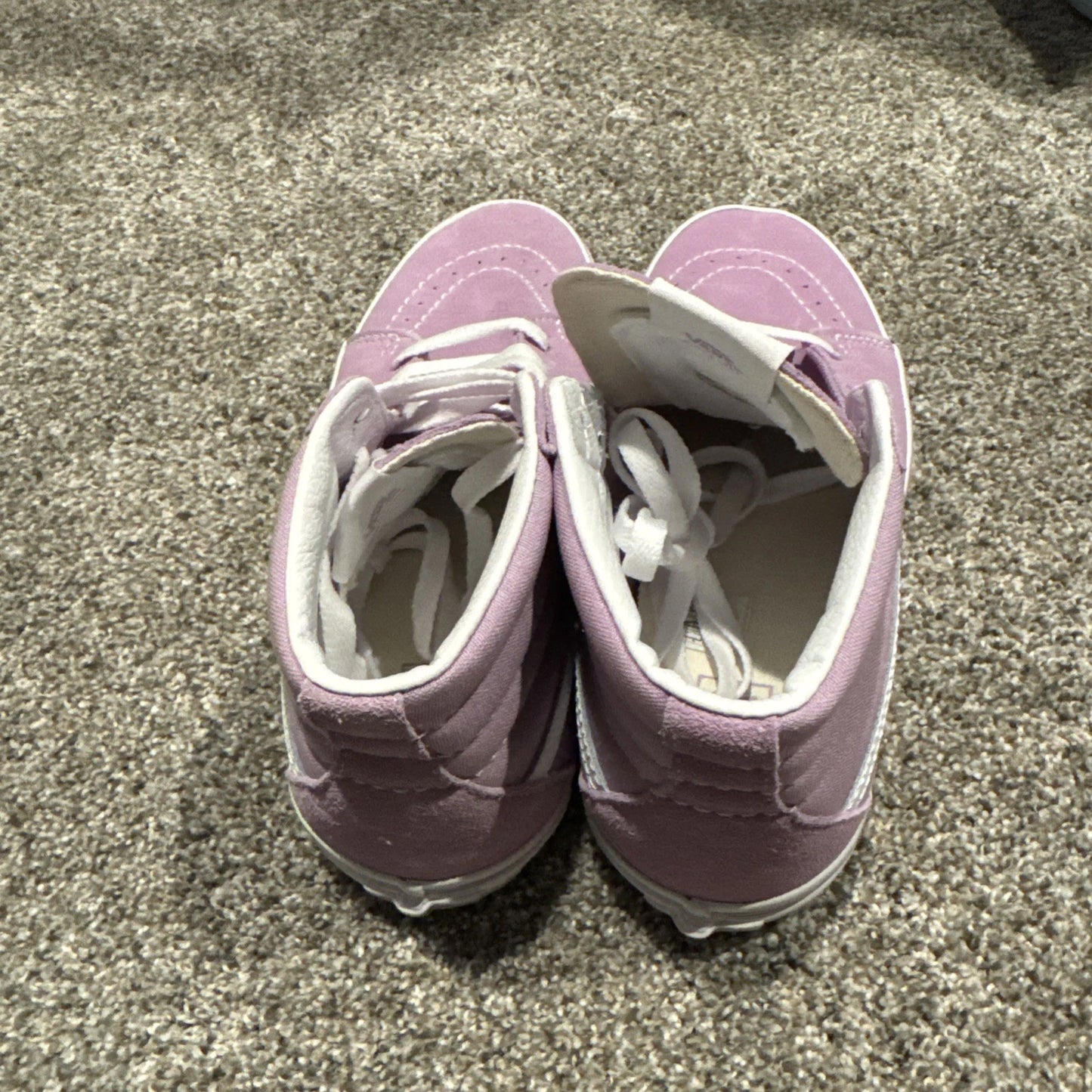 Vans Sk8-Hi Kids Size 5Y Purple/white