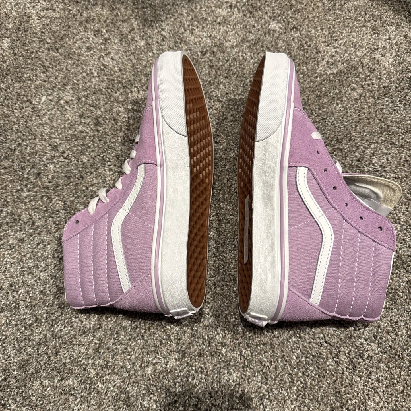 Vans Sk8-Hi Kids Size 5Y Purple/white