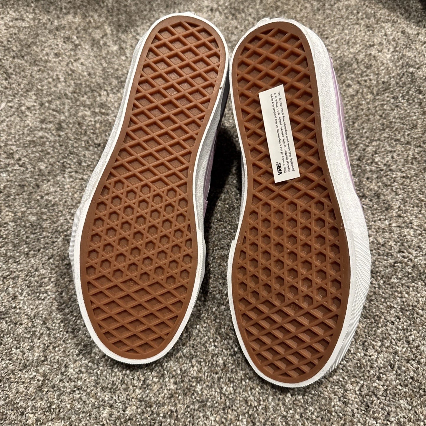 Vans Sk8-Hi Kids Size 5Y Purple/white