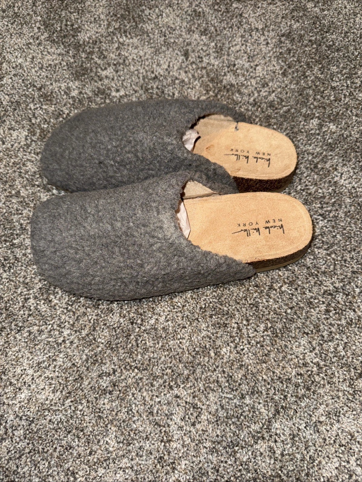 Nicole Miller Slide On Grey Women’s Size 9