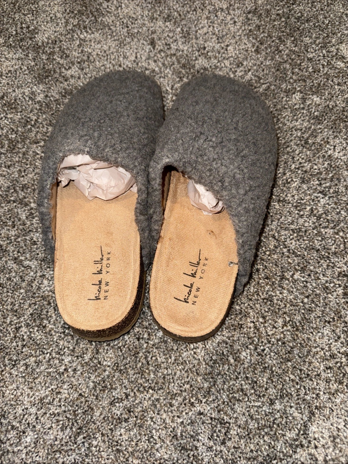 Nicole Miller Slide On Grey Women’s Size 9