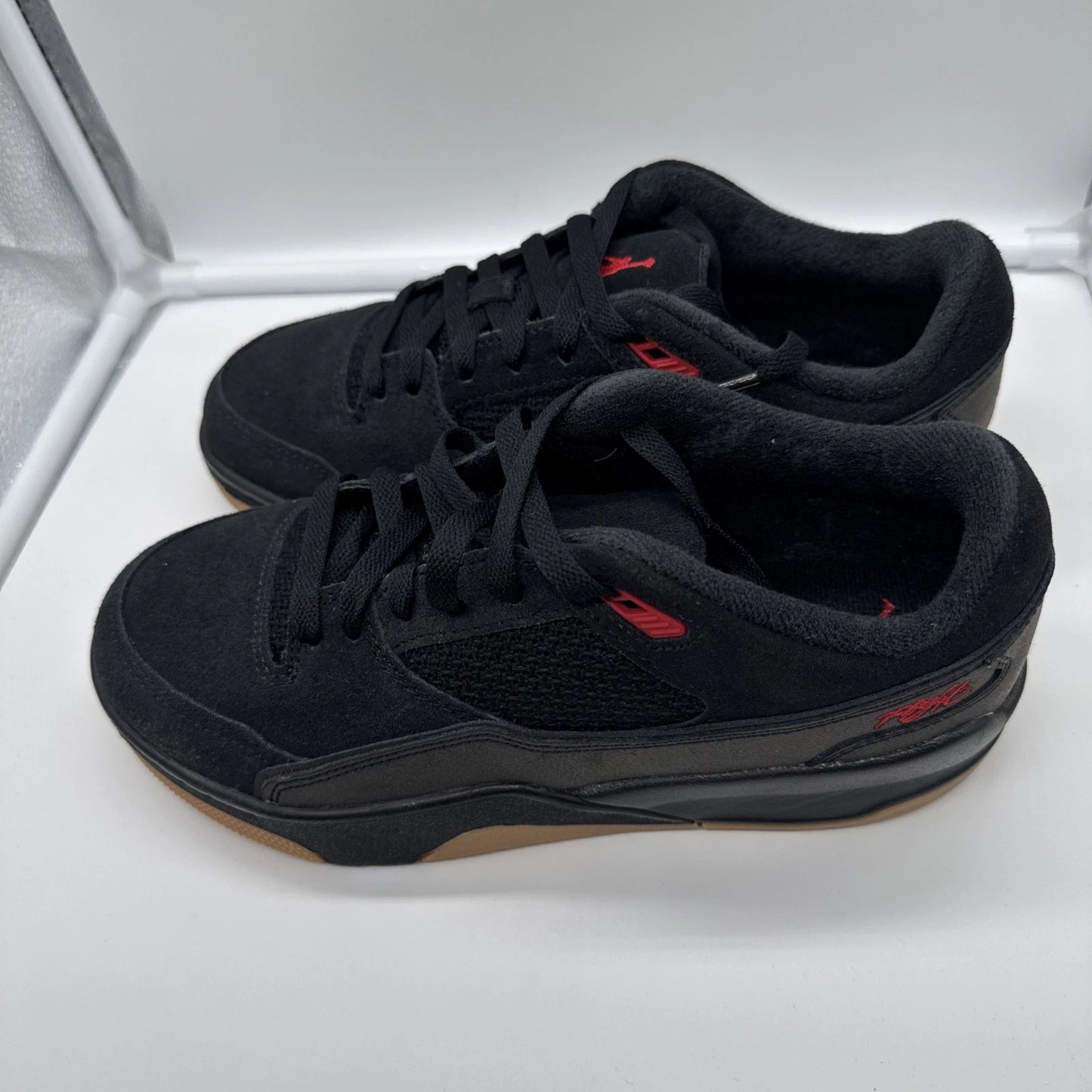 Size 7Y- Jordan Flight Court Black Gum