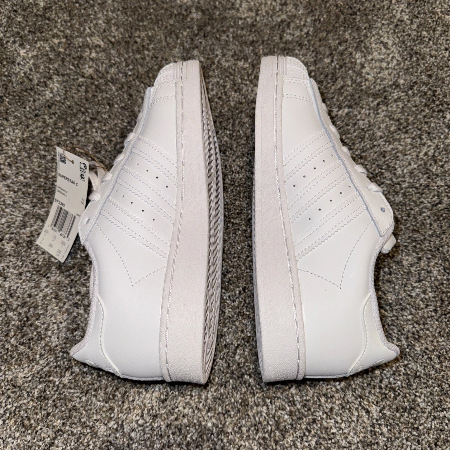Adidas Superstar C Kids White Size 2Y