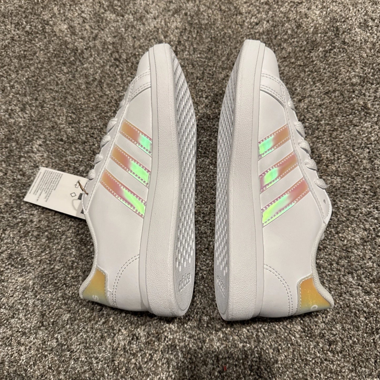 Adidas Grand Court 2.0 Kids Size 2.5Y White