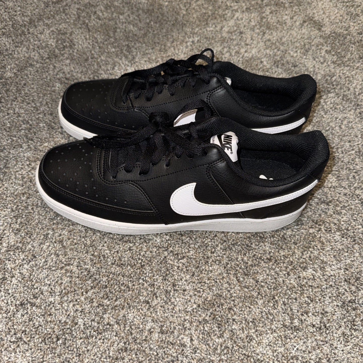 Size 10 Men’s - Nike Court Vision Low Black White