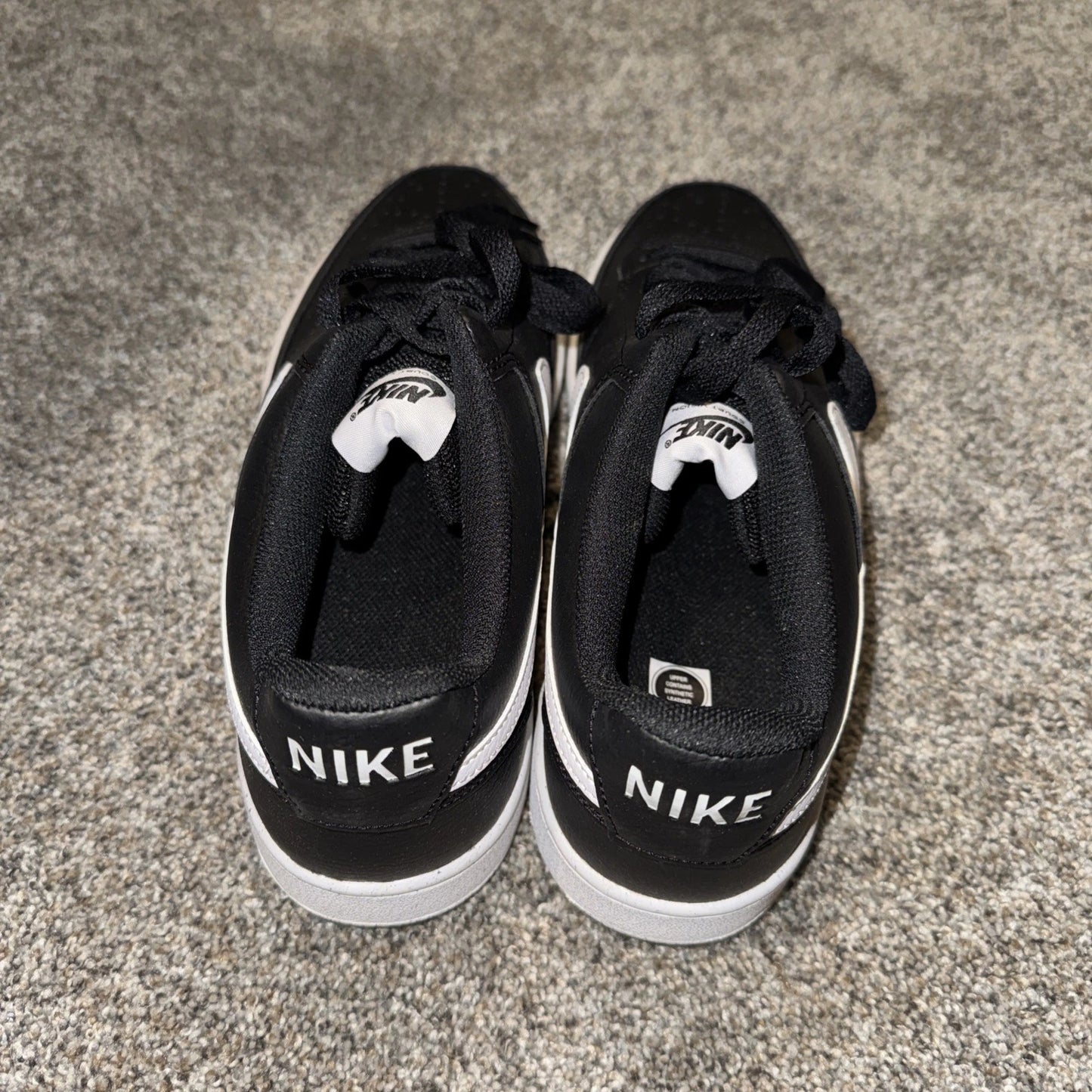 Size 10 Men’s - Nike Court Vision Low Black White