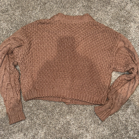 Free People Sweater Brown Women’s Medium