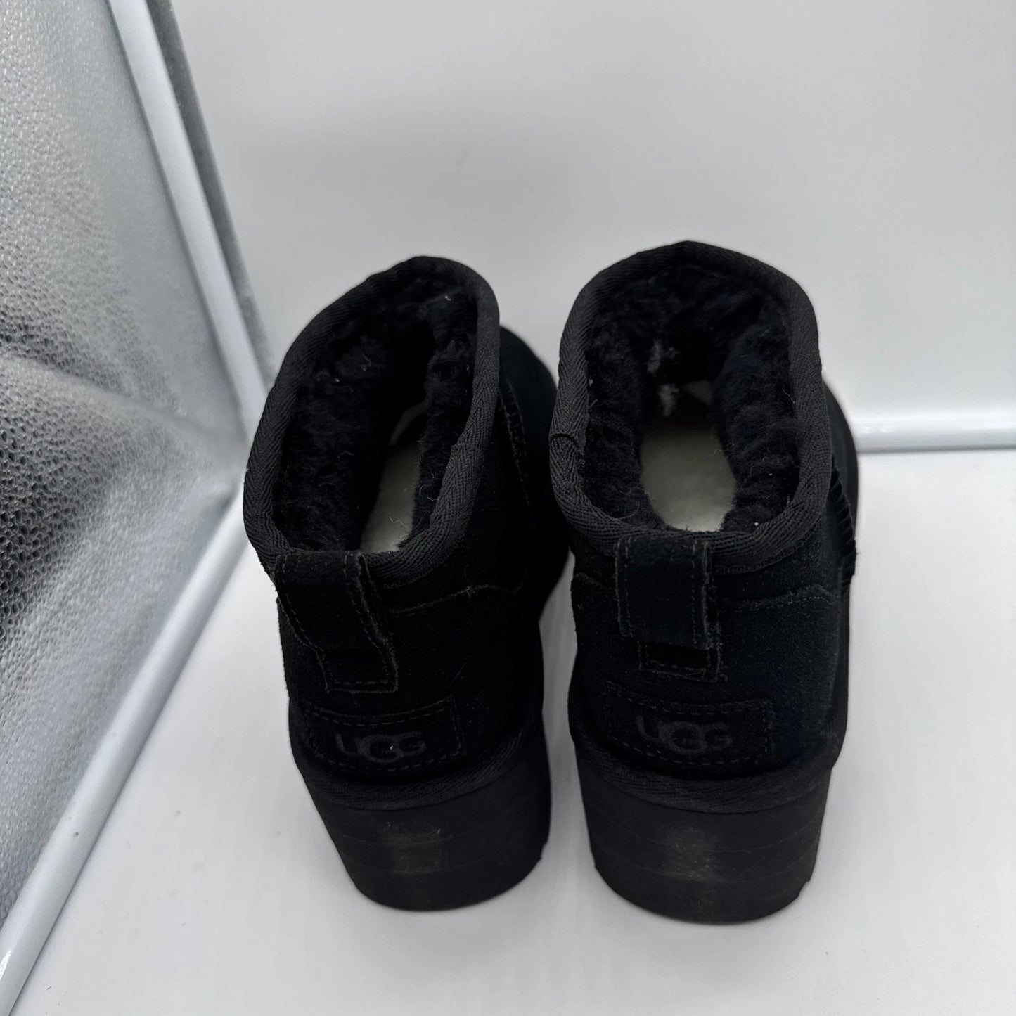 Size 5 Women’s UGG Classic Ultra Mini Platform Black