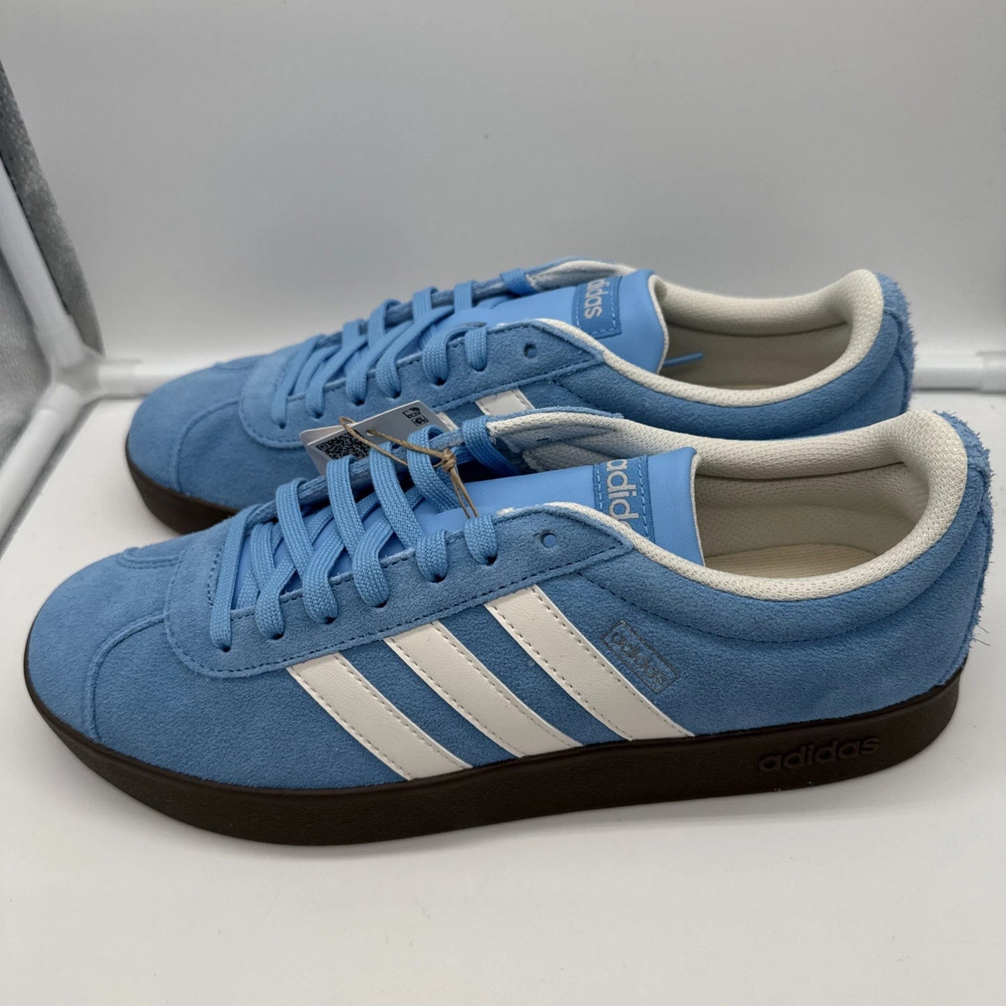 Size 8 Men’s - Adidas VL Court 2.0 Semi Blue Burst