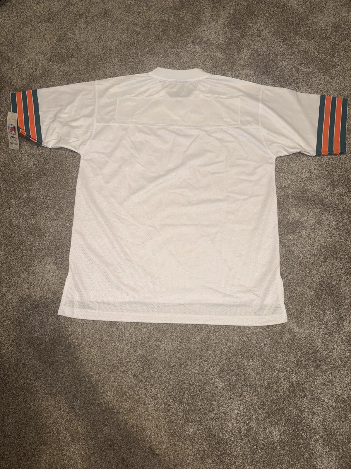 Size Large Men's Vintage NFL Proline Jersey Dolphins White