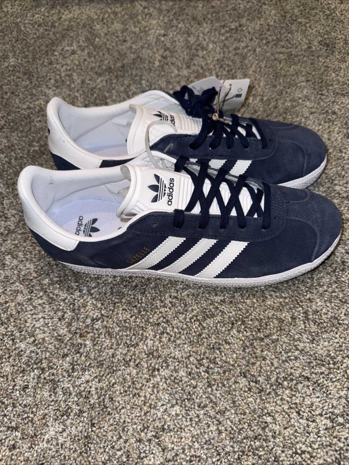 Size 6.5Y Adidas Gazelle Blue