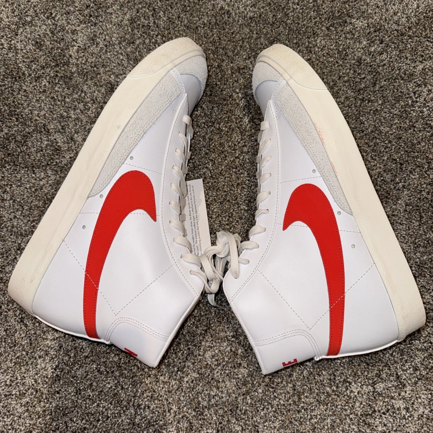 Size 13 Men’s Nike Blazer Mid 77 VNTG Red