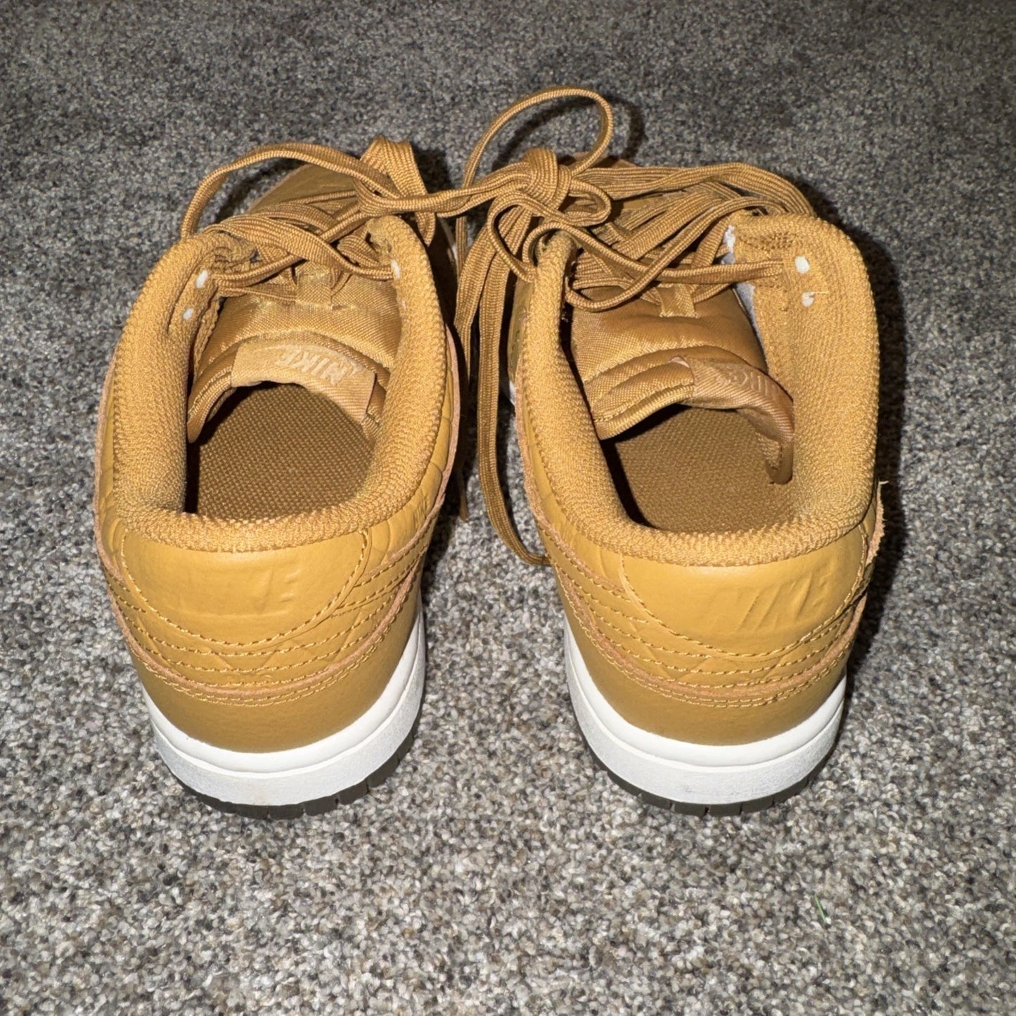 Size 6.5 Women’s - Nike Dunk Low Quilted Wheat - No Box