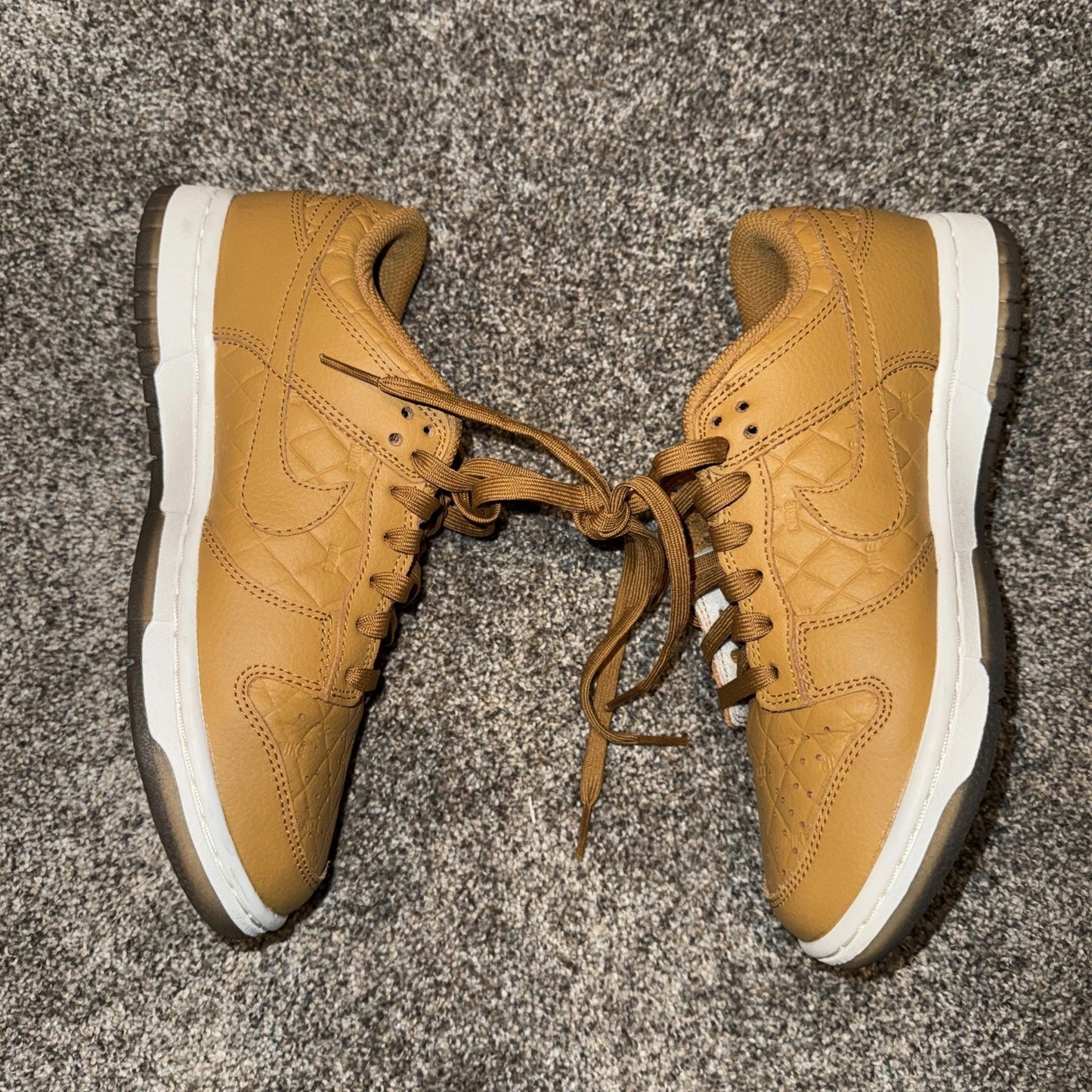Size 6.5 Women’s - Nike Dunk Low Quilted Wheat - No Box
