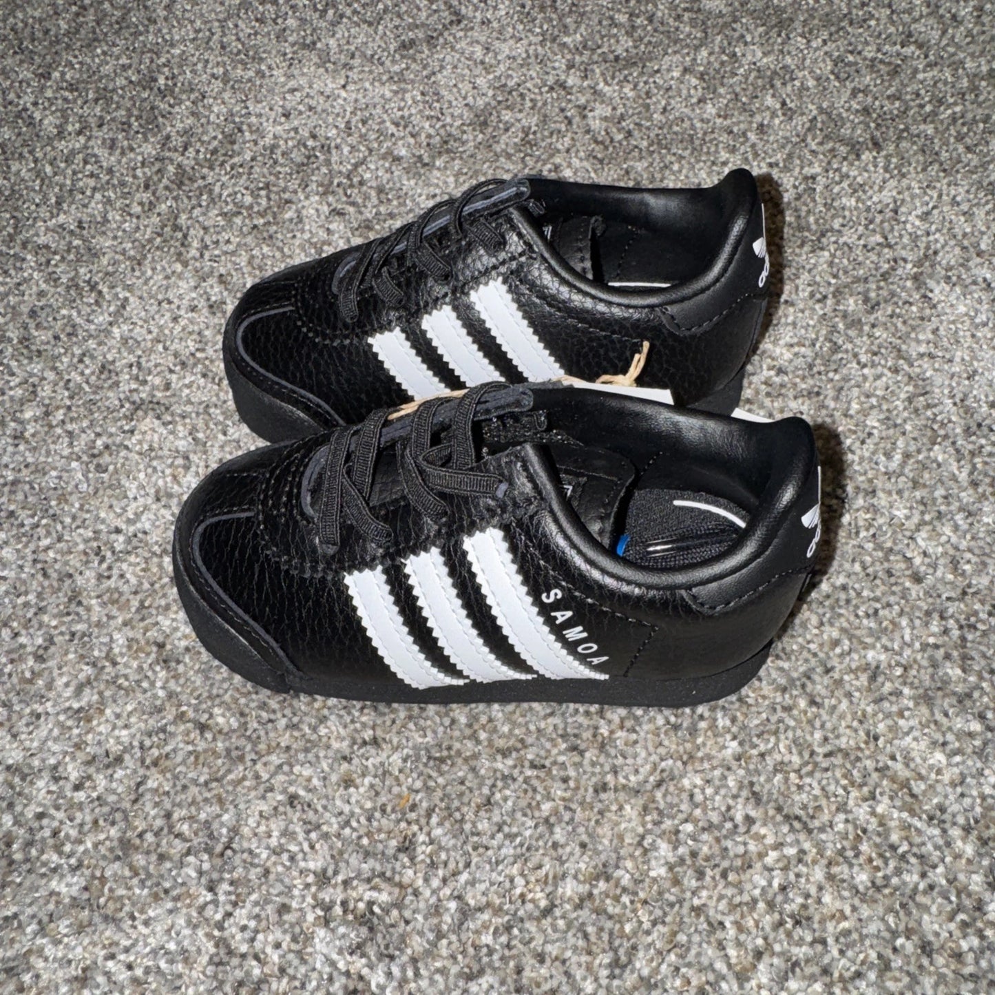 Size 6C Adidas Samoa I Black