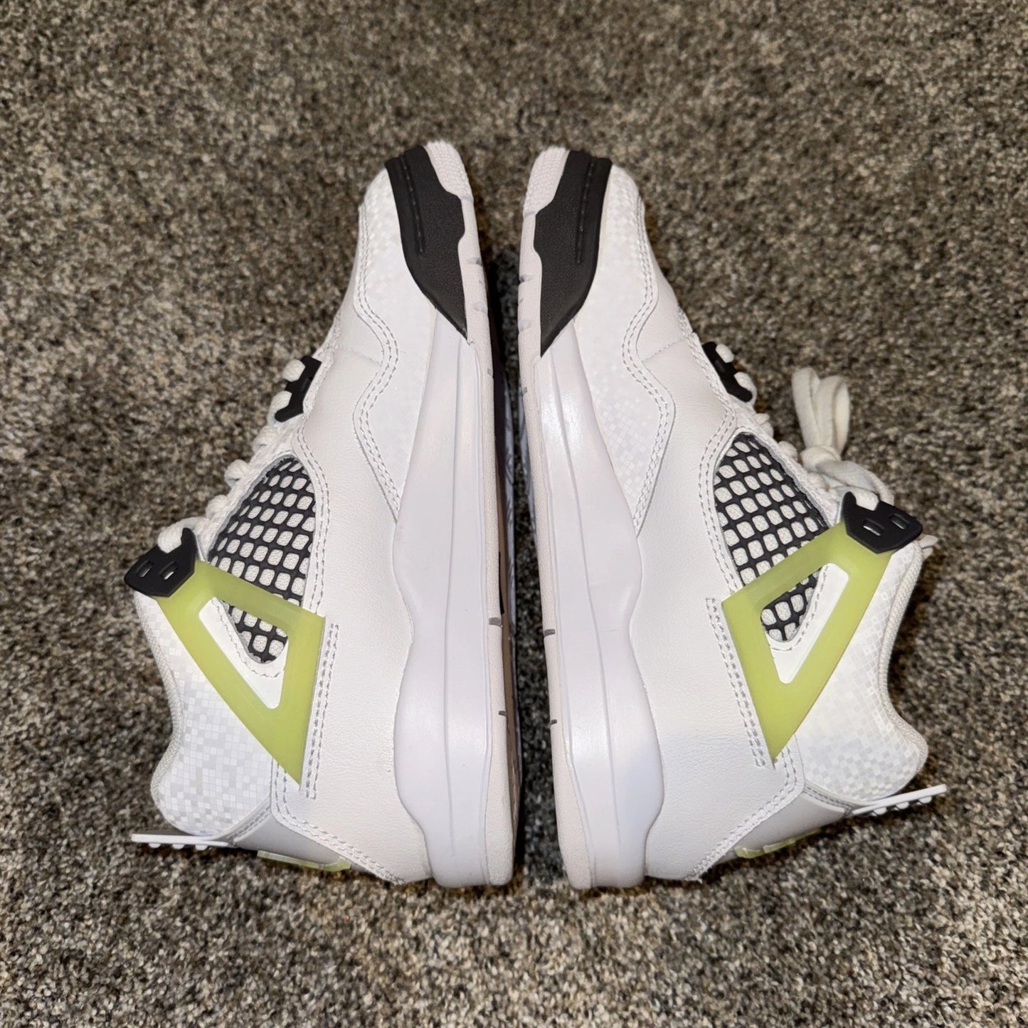 Size 1Y- Jordan 4 Light Lemon Twist