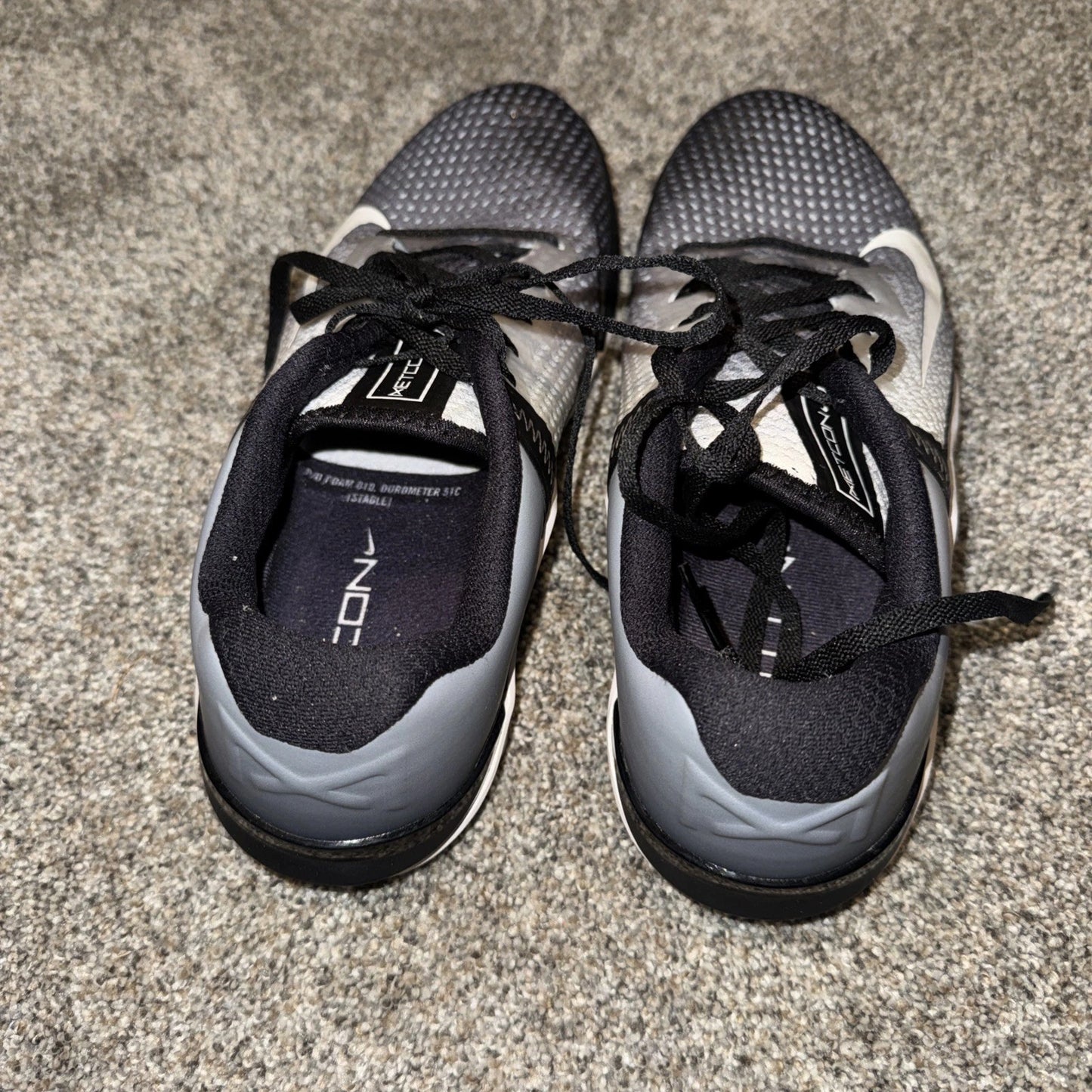 Size 10.5 Women’s - Nike Metcon 6 Black White