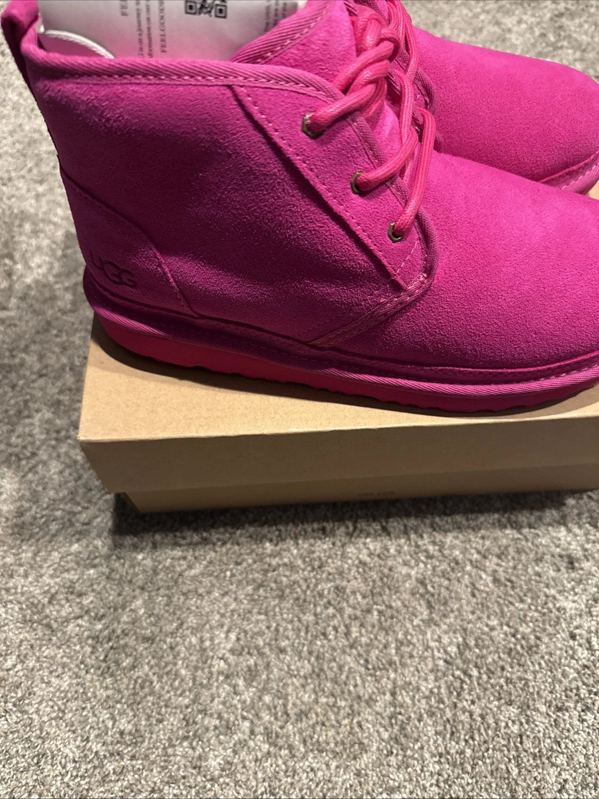 UGG Neumel II boots in the "Rock Rose" color.  Size 6