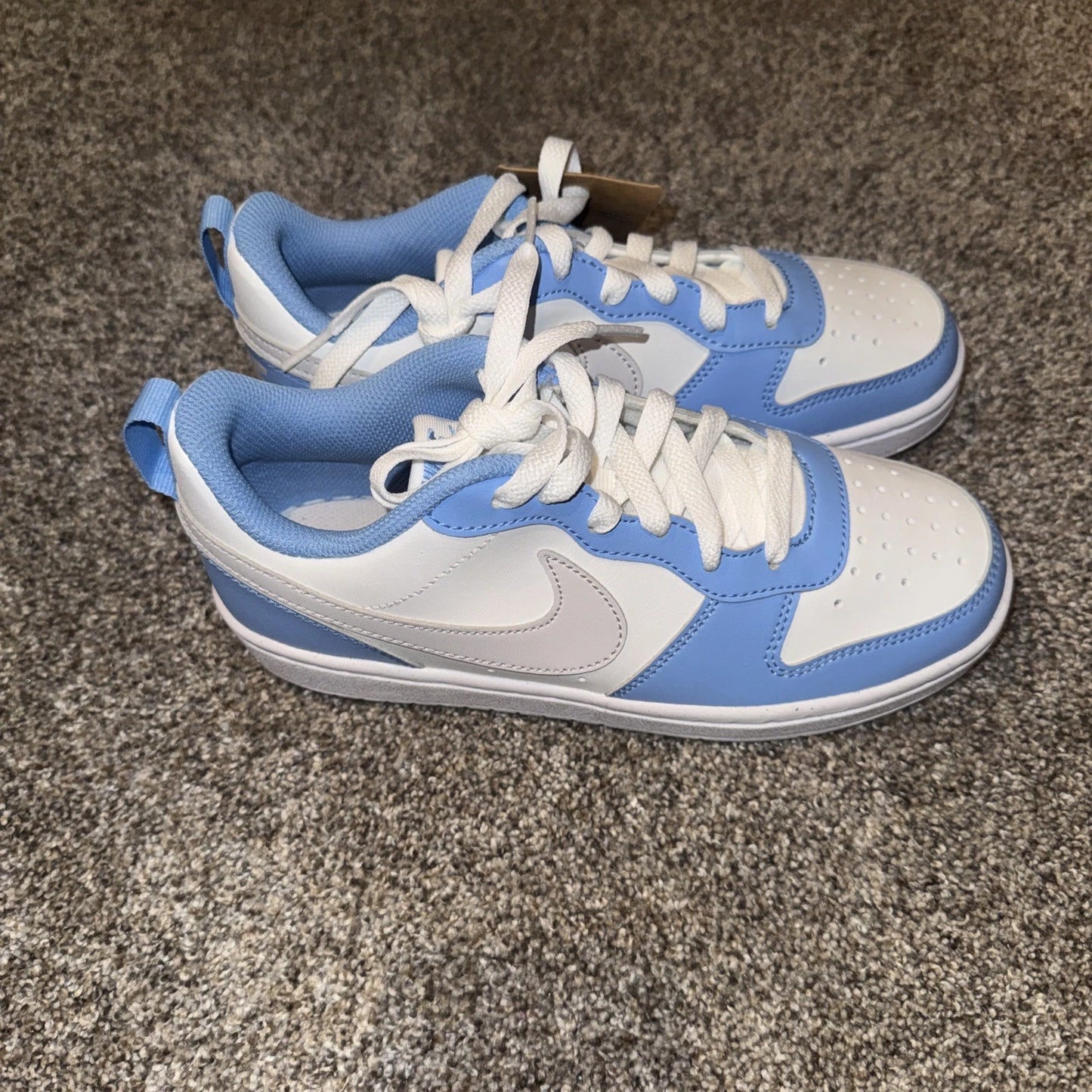 Size 3.5Y- Nike Court Borough Low Recraft Blue