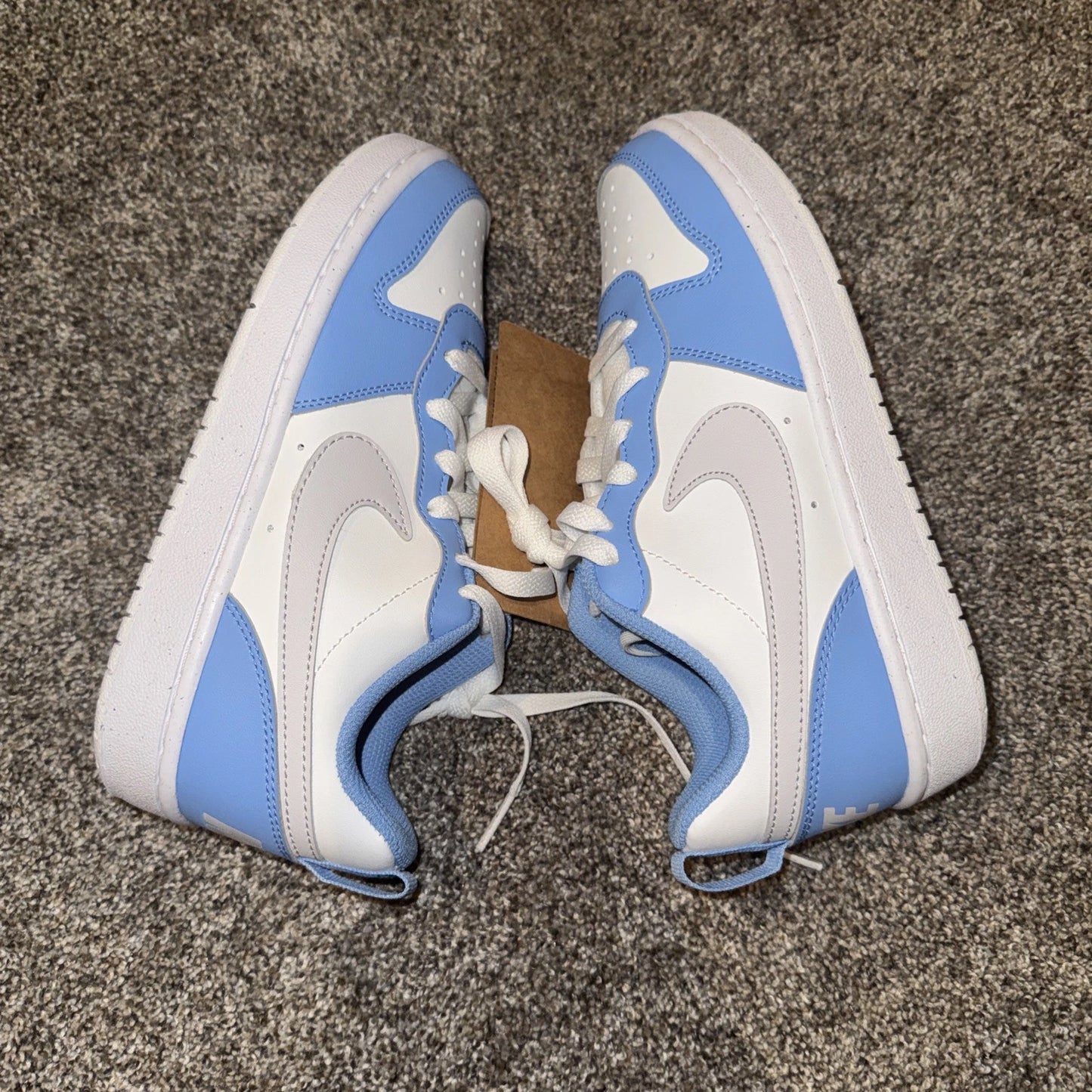 Size 3.5Y- Nike Court Borough Low Recraft Blue