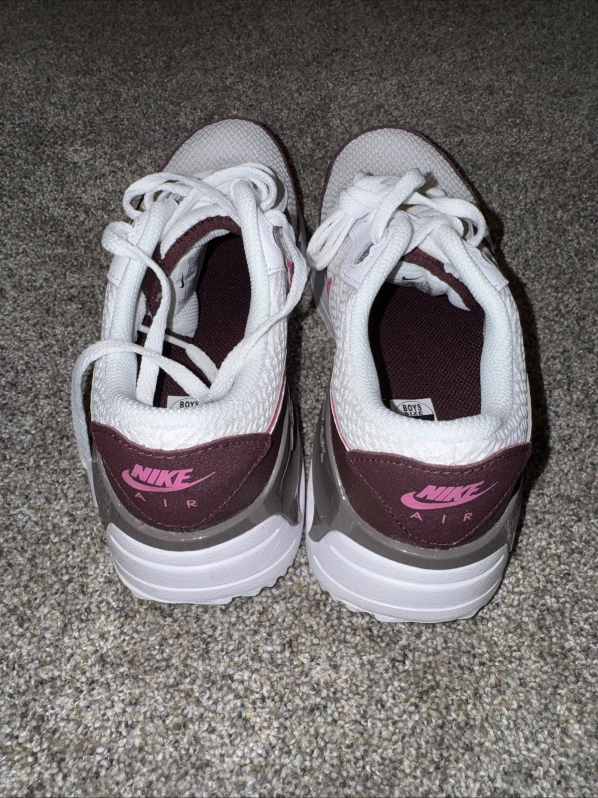 Size 6Y- Nike Air Max SYSTM Burgundy
