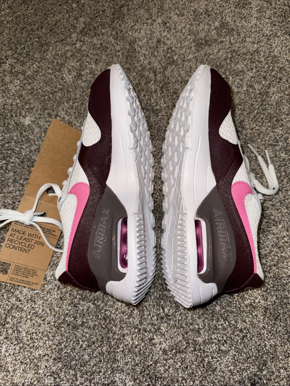 Size 4Y- Nike Air Max SYSTM Burgundy