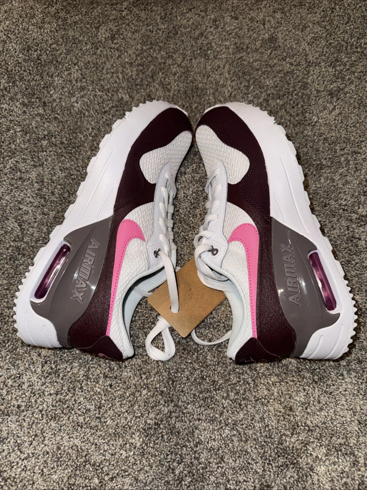 Size 7Y- Nike Air Max SYSTM Burgundy