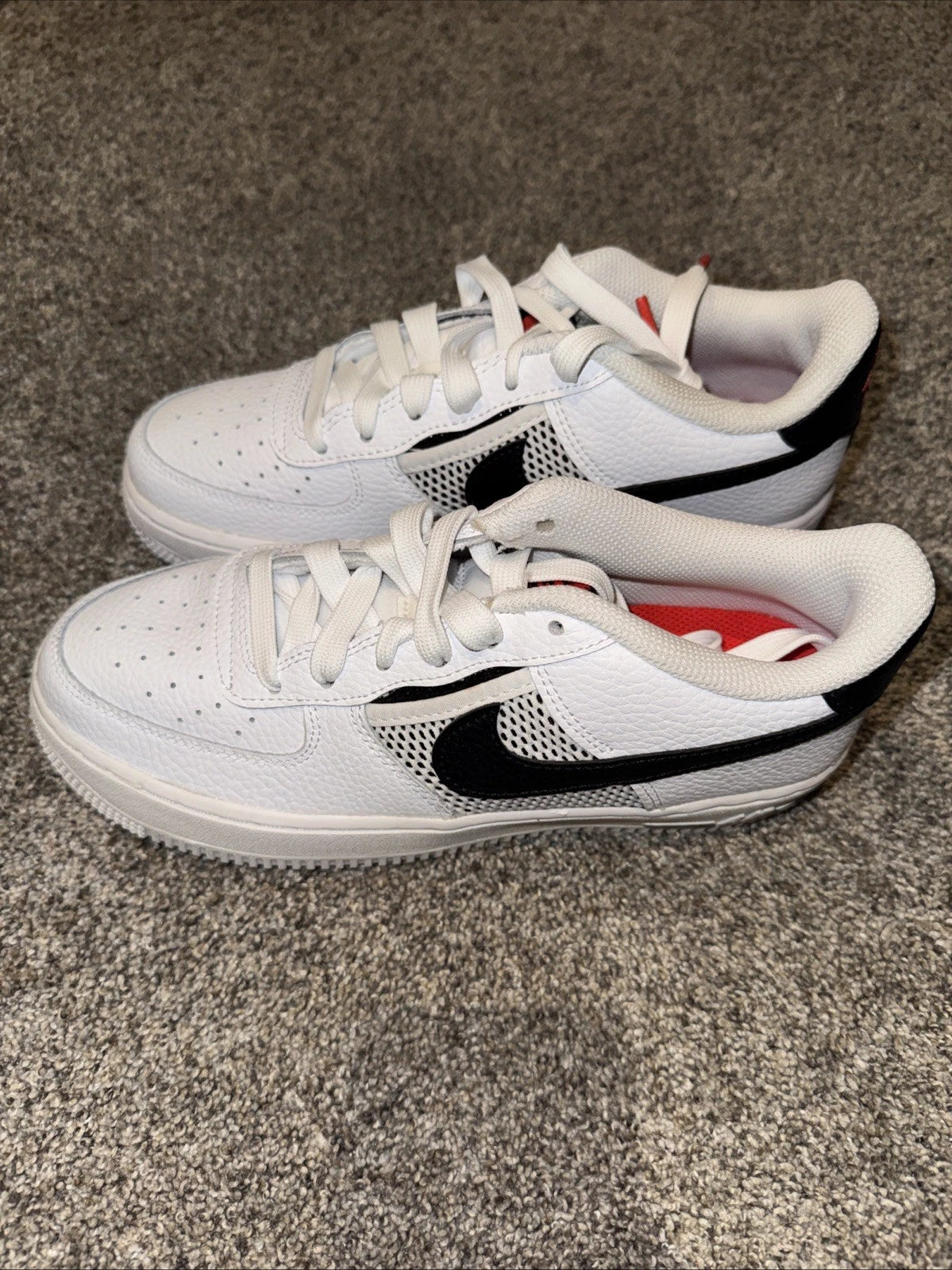 Size 6Y- Nike Air Force 1 Low Mesh Pocket White