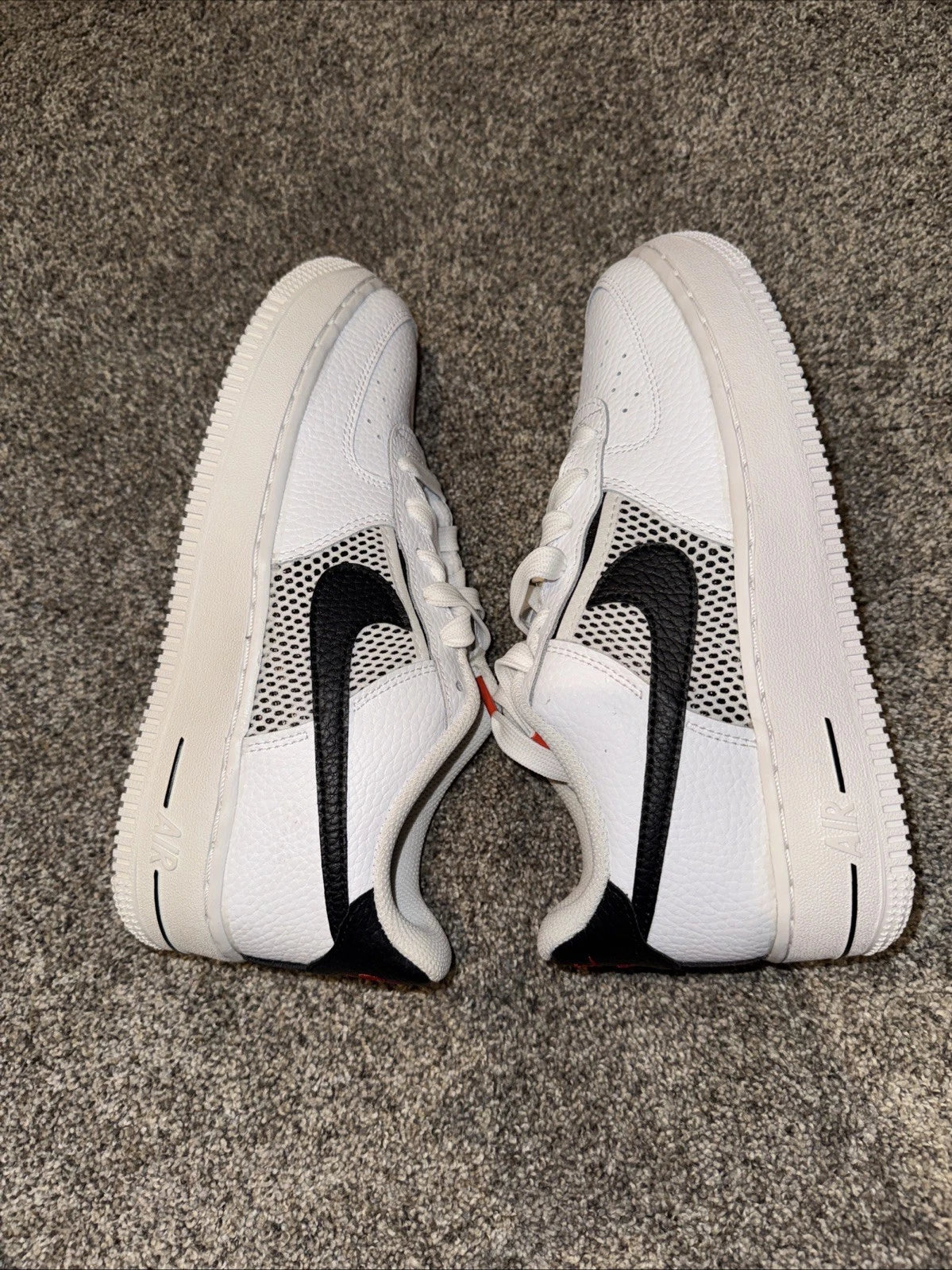 Size 6Y- Nike Air Force 1 Low Mesh Pocket White