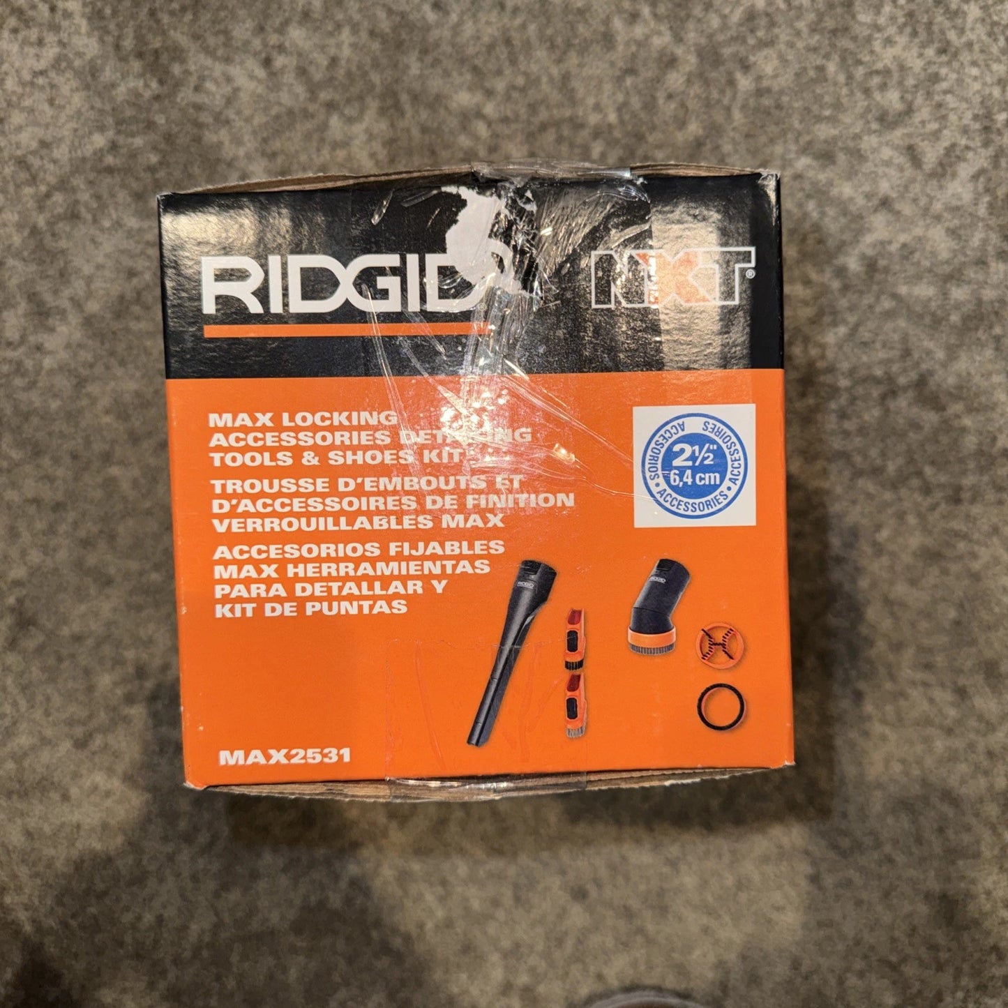 Ridgid Max Locking Accessories Detailing Tools & Shoes Kit- Open Box