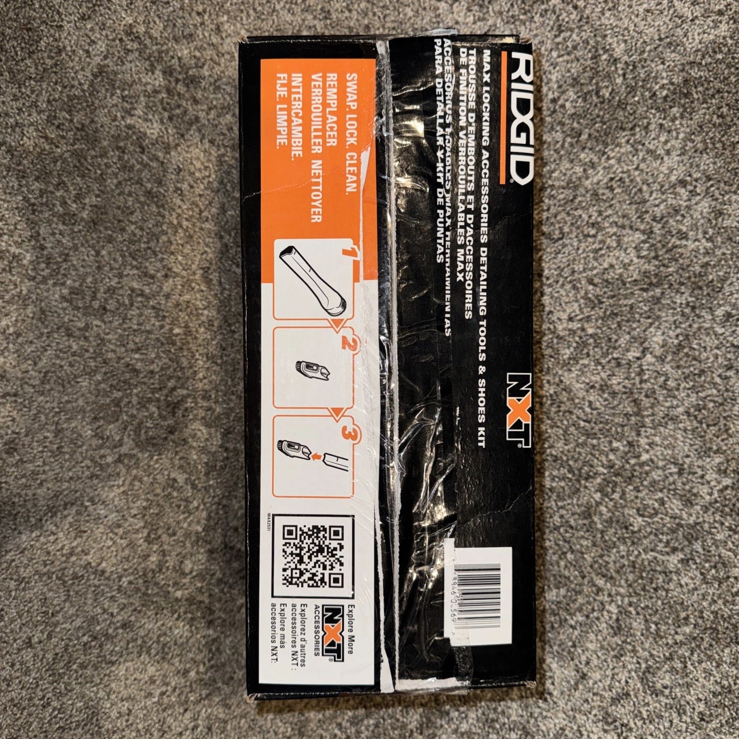 Ridgid Max Locking Accessories Detailing Tools & Shoes Kit- Open Box