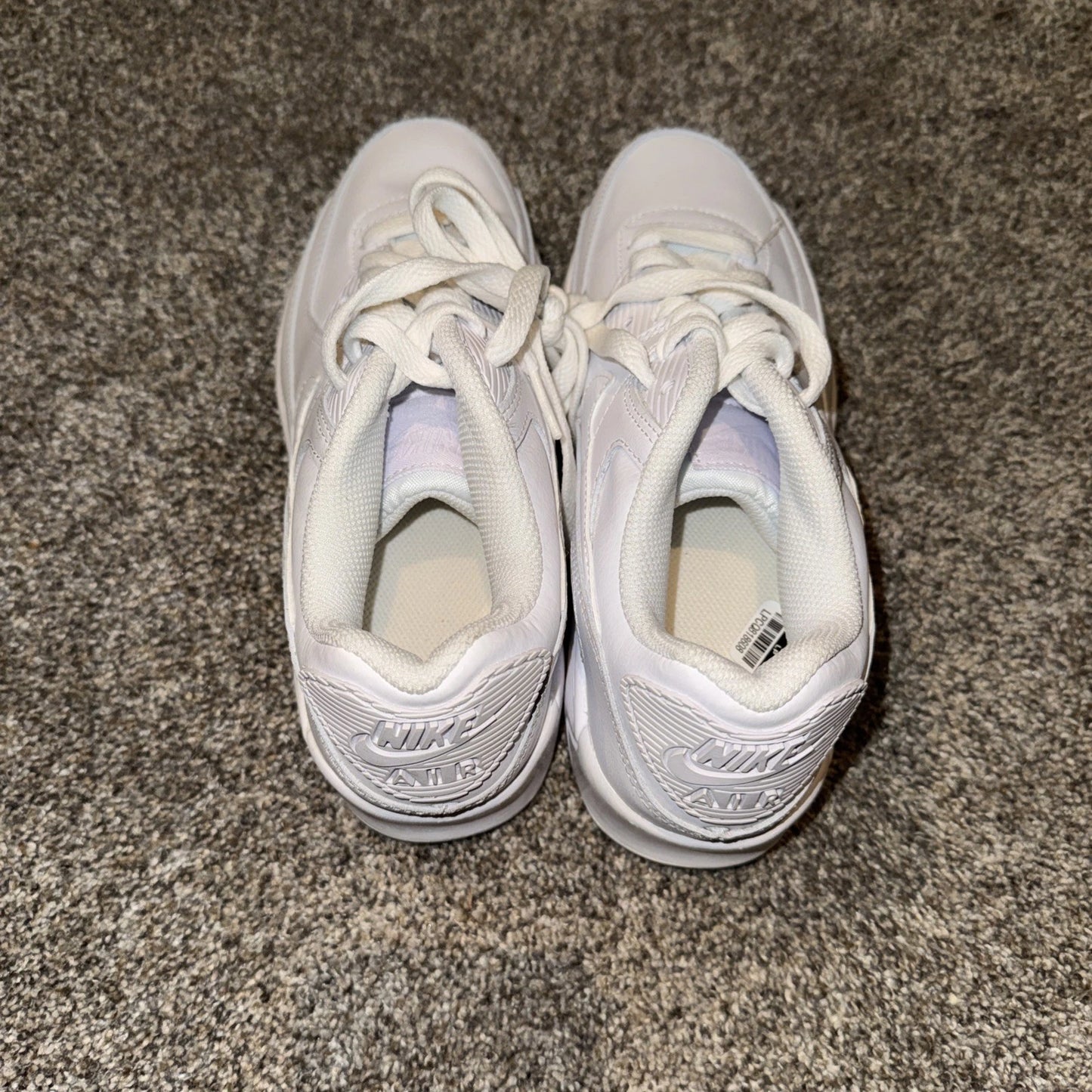 Size 5.5Y- Nike Air Max 90 White